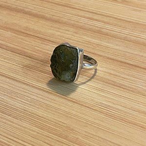Moldavite Ring